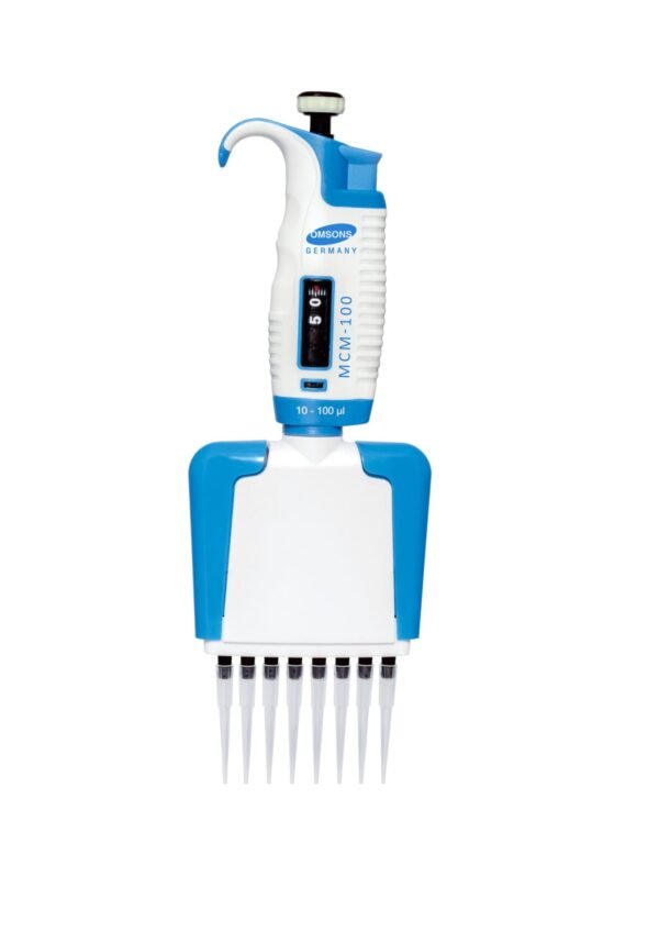 Multichannel 8-channel and 12 channel Micropipette