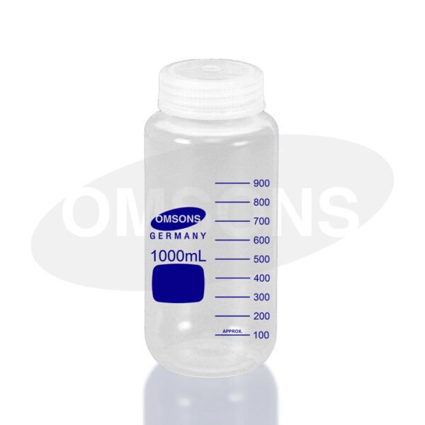 Reagent Bottles Wide Mouth White PP