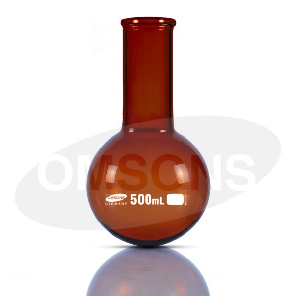 Boiling Flask Round Bottom Single Neck Amber