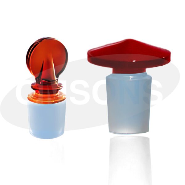 Stopper Interchangeable Ground Joint Amber