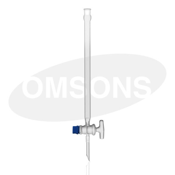 Chromatography Columns Socket Cone Sintered Disc Glass Key Stopcock