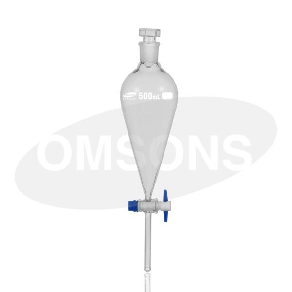 Separating Funnel Pear Shape with PTFE Stopcock & Socket