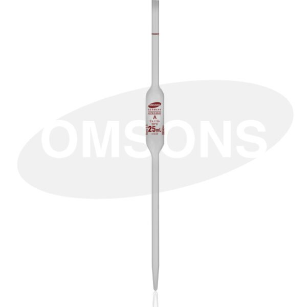 Volumetric Pipettes One Mark Class A With ASTM