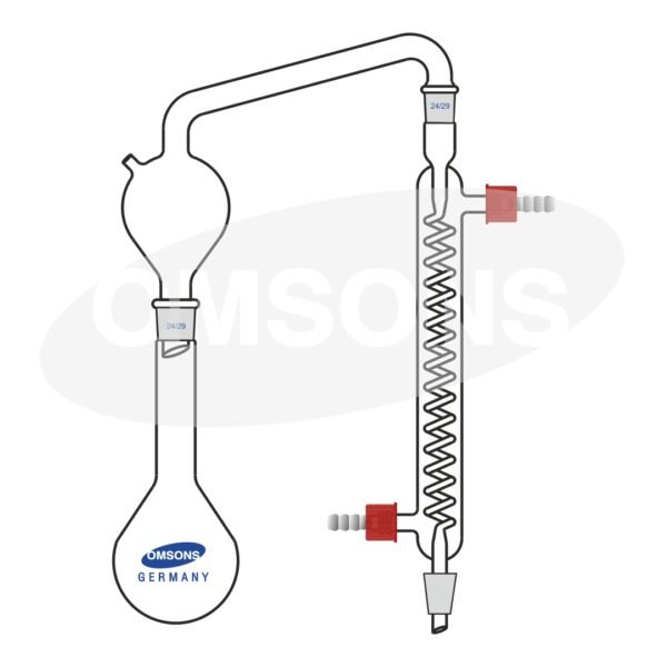 Distilling Apparatus Ammonia with Graham condenser