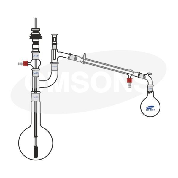 Glass Reaction Assembly with Multiple Adapter