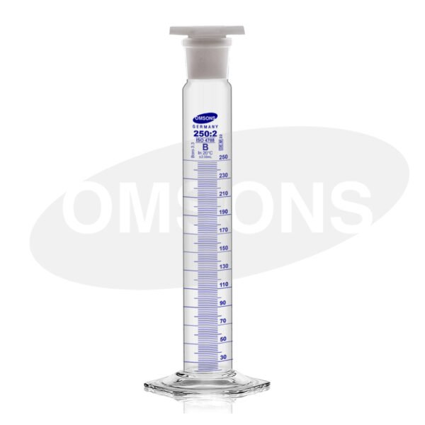 Measuring Cylinder Graduated Class B Hexagonal Base