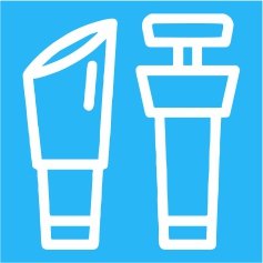 Stoppers and stopcock icon